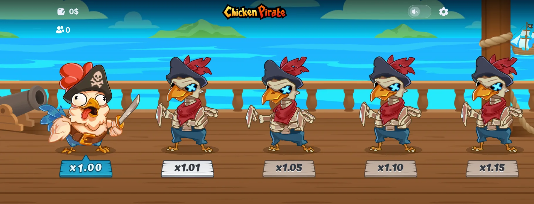 Chicken Pirate game demo