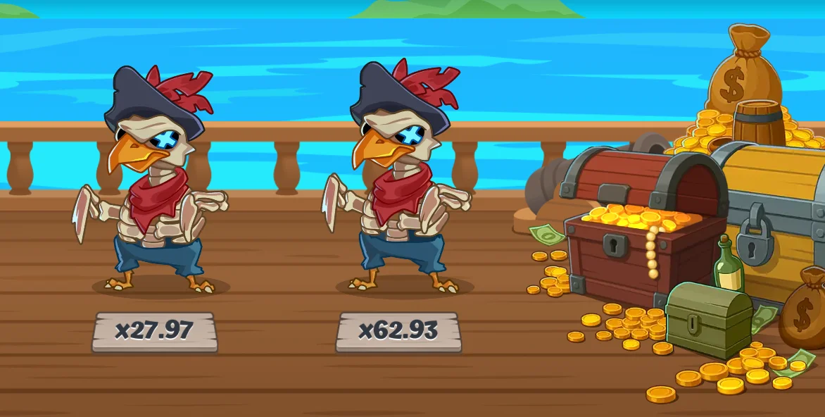 Chicken Pirate casino game