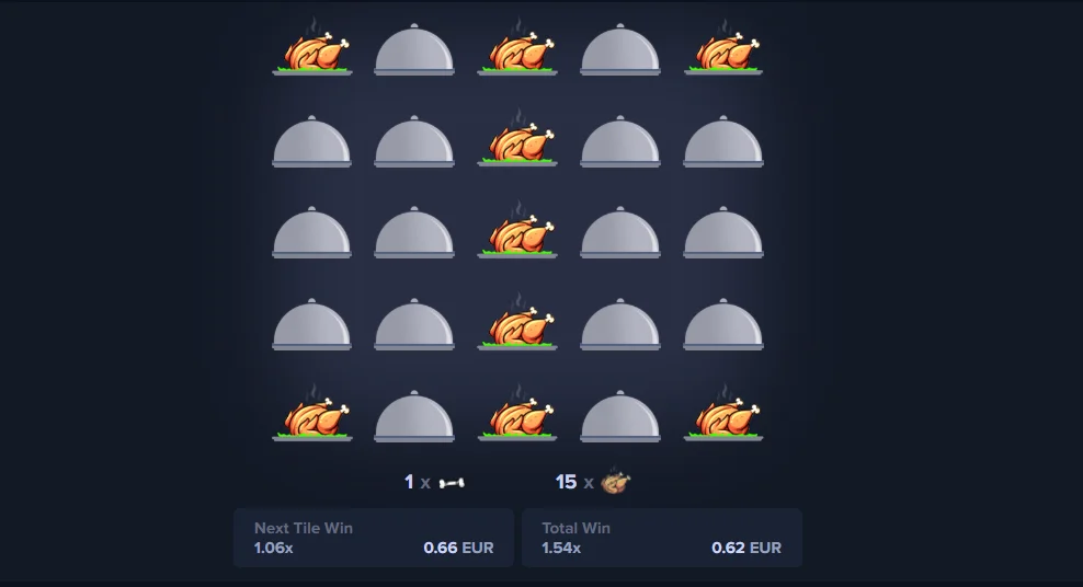 MyStake Chicken game casino