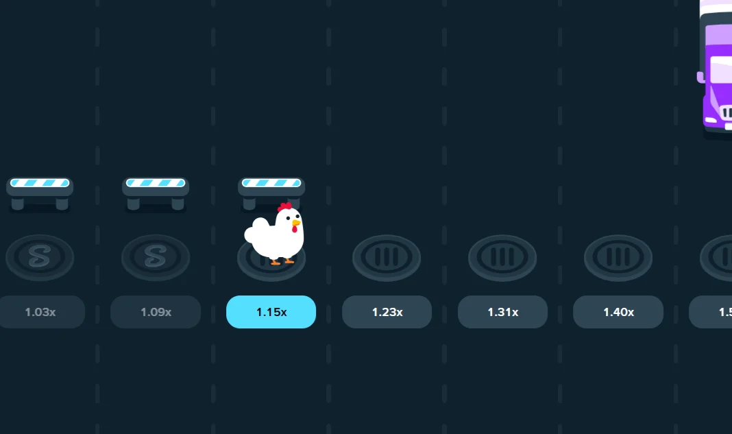 Stake Chicken game