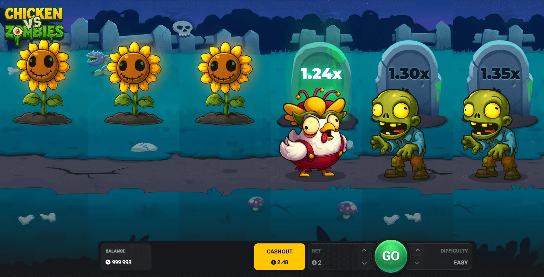 Chicken vs Zombies game
