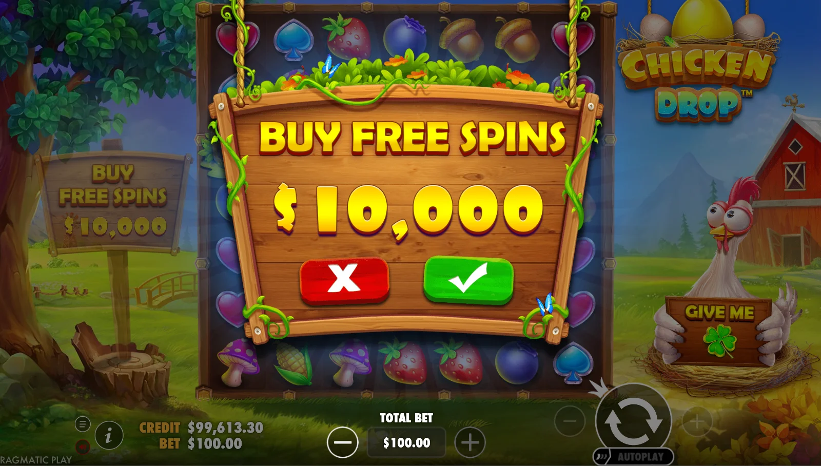 Chicken Drop game demo